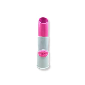 House Vitamin Vase lipstick ceramics mint/pink 11x10x35cm