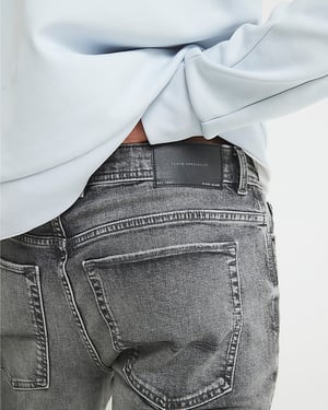 River Island Mens Skinny Jeans Grey Fit Denim