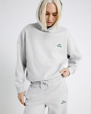 River Island Womens Hoodie Grey RVR Edition Back Print