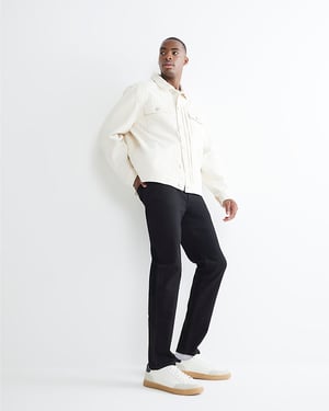 River Island Mens Slim Fit Jeans Black Ultimate Denim