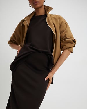 River Island Womens Maxi Skirt Brown Premium