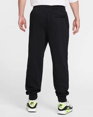 Nike Mens BB Club Fleece Joggers Black Cuffed