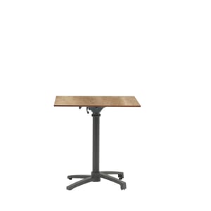 SenS-Line julia hpl bistro tafel 70x70cm houtkleur