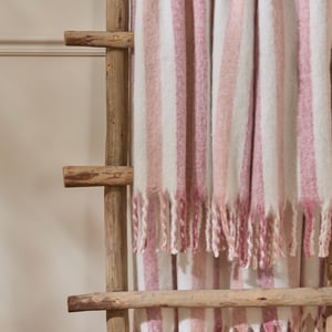 Wylder Beechwood 100% Cotton Woven Stripe Throw