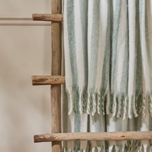 Wylder Beechwood 100% Cotton Woven Stripe Throw