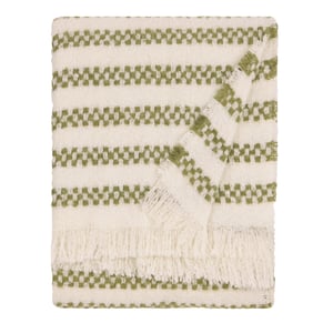 HOEM Clyne Striped Tasselled Throw