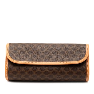 Pre-owned Macadam Coated Canvas Clutch