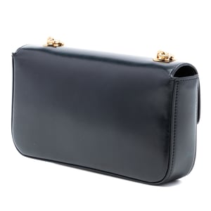 Pre-owned Smooth Calfskin Cuir Triomphe Chain Shoulder Bag