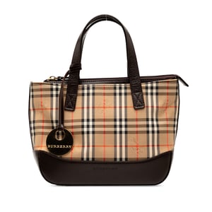 Pre-owned Haymarket Check Canvas Handbag