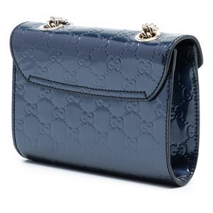 Pre-owned Mini Patent Guccissima Emily Crossbody