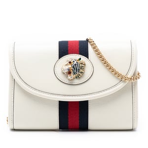 Pre-owned Mini Leather Rajah Web Chain Crossbody