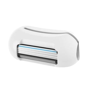 Envie 2 in 1 Finger Shaver Mini Razor Travel Portable Toothbrush Cover, White