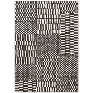 Ted Baker Ted baker haringey buitenkleed zwart wit- 200x300 cm