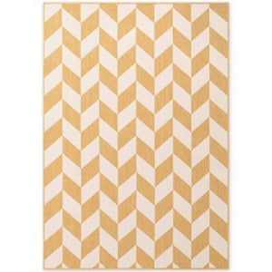 Ted Baker Ted baker haringey buitenkleed geel wit- 200x300 cm