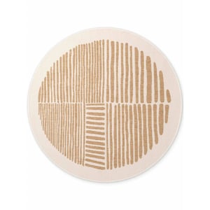 Ted Baker Ted baker haringey rond buitenkleed jute wit- 200 cm rond