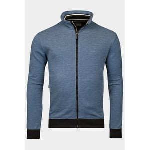 Baileys Vest sweat cardigan zip 2-tone ox 512258/68