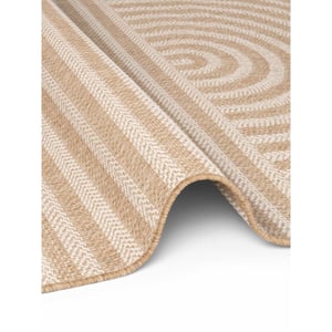 Ted Baker Ted baker haringey buitenkleed ovaal jute wit- 160x230 cm ovaal