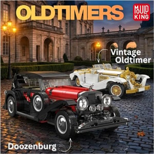 Mould King Dezenburg oldtimer bouwset educatief speelgoed voor volwassenen & kinderen 10114