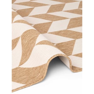 Ted Baker Ted baker haringey buitenkleed jute wit- 80x200 cm