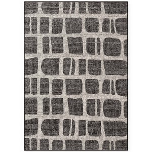 Ted Baker Ted baker haringey buitenkleed zwart wit- 120x170 cm