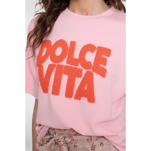 Geisha 62090-41 422 sweat scuba toweling light pink/orange