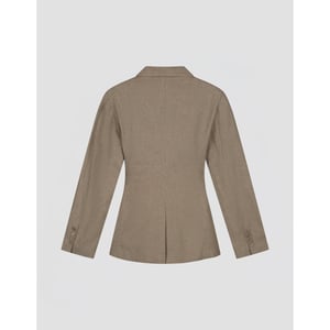 Olaf Asymmetric linen blazer blazers w240506