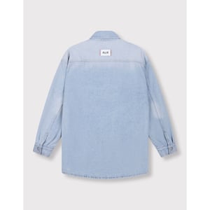 Alix The Label Ladies woven flowy denim oversized blouse blouses 2603971627