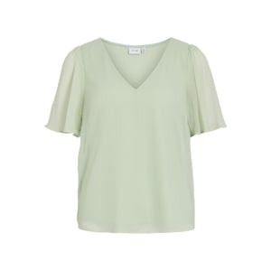Vila Vifalia v-neck ss top noos mint