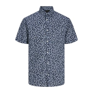Jack & Jones Jprblasummer linen bl. print ss shirt ln dessin