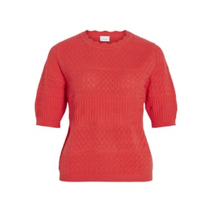Vila Vimilos ss o-neck pointelle top noos -