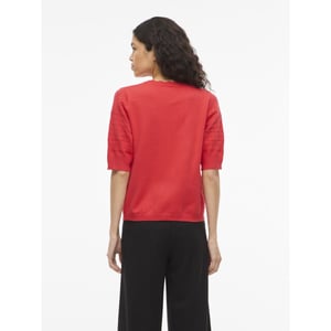 Vila Vimilos ss o-neck pointelle top noos -