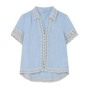 Gustav Blouse korte mouw 60666 lilje