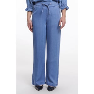 Rino & Pelle Anetteshort.7002621 short length wide leg pants washed blue