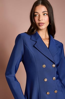 Double Breasted Bandage Blazer