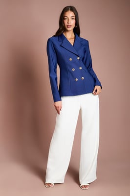 Double Breasted Bandage Blazer