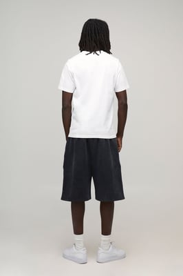 Essential Washed Oversized Drop Crotch Short