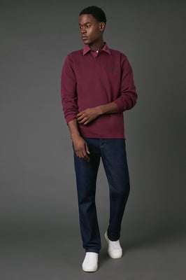 Burgundy Sailing Academy Rugby Top