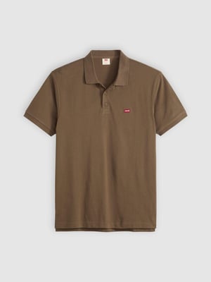 Mens Maitake Brown Polo Shirt