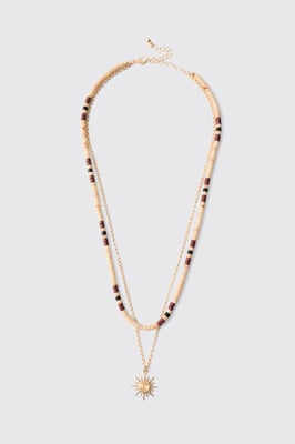 Sun Beaded Necklace