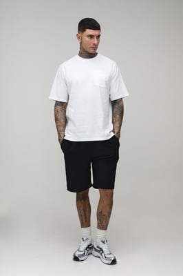 Tall Relaxed Fit Elasticated Tech Shorts