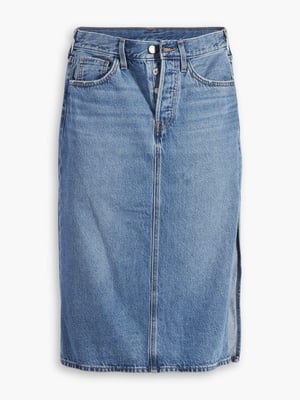 Womens Artist Divided Long Slit Skirt