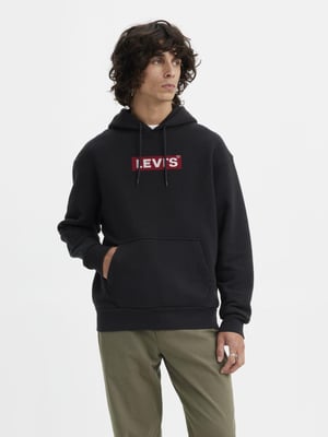 Mens Caviar Relaxed Fit Graphic Hoodie