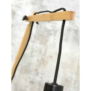 Good&Mojo Wandlamp kalimantan bamboe/zwart 105x60x55cm