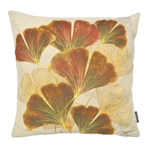 Gek op kussens! Sierkussen ginkgo #4 | 45 x 45 cm | katoen/linnen