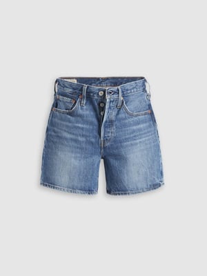Womens Blue Beauty 501 Mid Thigh Short