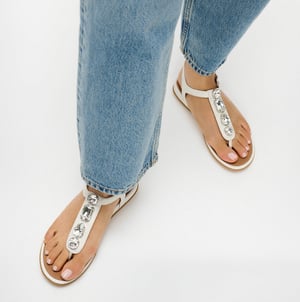 Fitflop Gracie Ultra Womens Ankle Strap Sandals Urban White