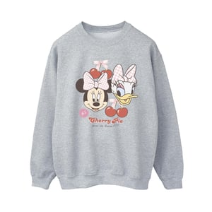 Disney Dam Cherrypaj Minnie Mouse Sweatshirt (Sportgrå)