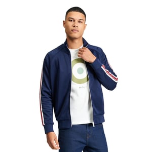 Ben Sherman Heren Huis Taped Track Top (Donker Marine)