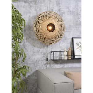 Good&Mojo Wandlamp kalimantan bamboe Ø60cm