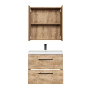 Badplaats Badkamermeubel set florence 01 60 cm – kastanje – hangend